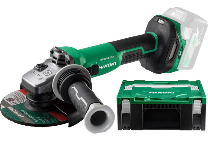 HiKoki G3615DVE-W2Z MULTI VOLT akkus sarokcsiszoló (akku és töltő nélkül, Hitbox kofferben) termék fő termékképe