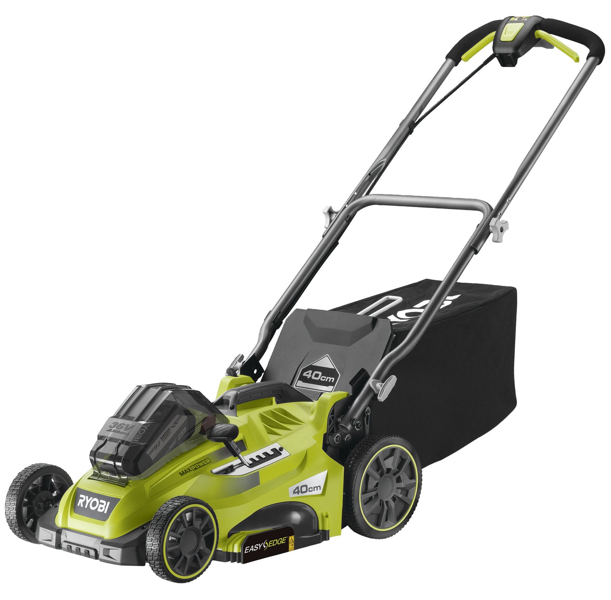 Ryobi RLM36X41H60PG akkus fűnyíró rásegítő funkcióval (1 x 6.0 Ah Li-ion akkuval) termék fő termékképe